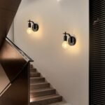 DELIPOP 2 Piezas Aplique pared Interior Vintage, Lámpara de Pared Retro Industrial4