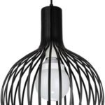 XINYANSEE E27 Industrial Colgante de Luz, Retro Araña de Jaula Metal Lámpara de Techo 1